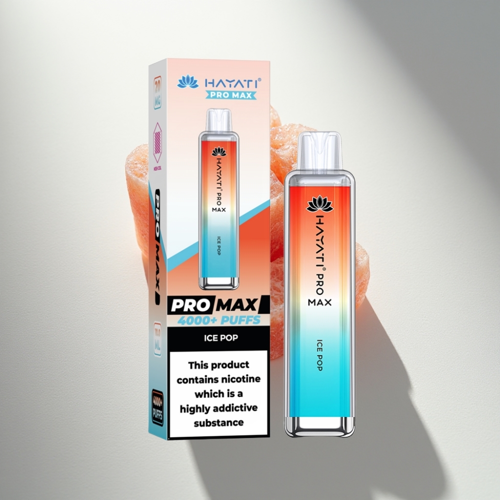 Hayati Pro Max 4000 Puffs Disposable Vape Ice Pop with Dual Mesh Coil