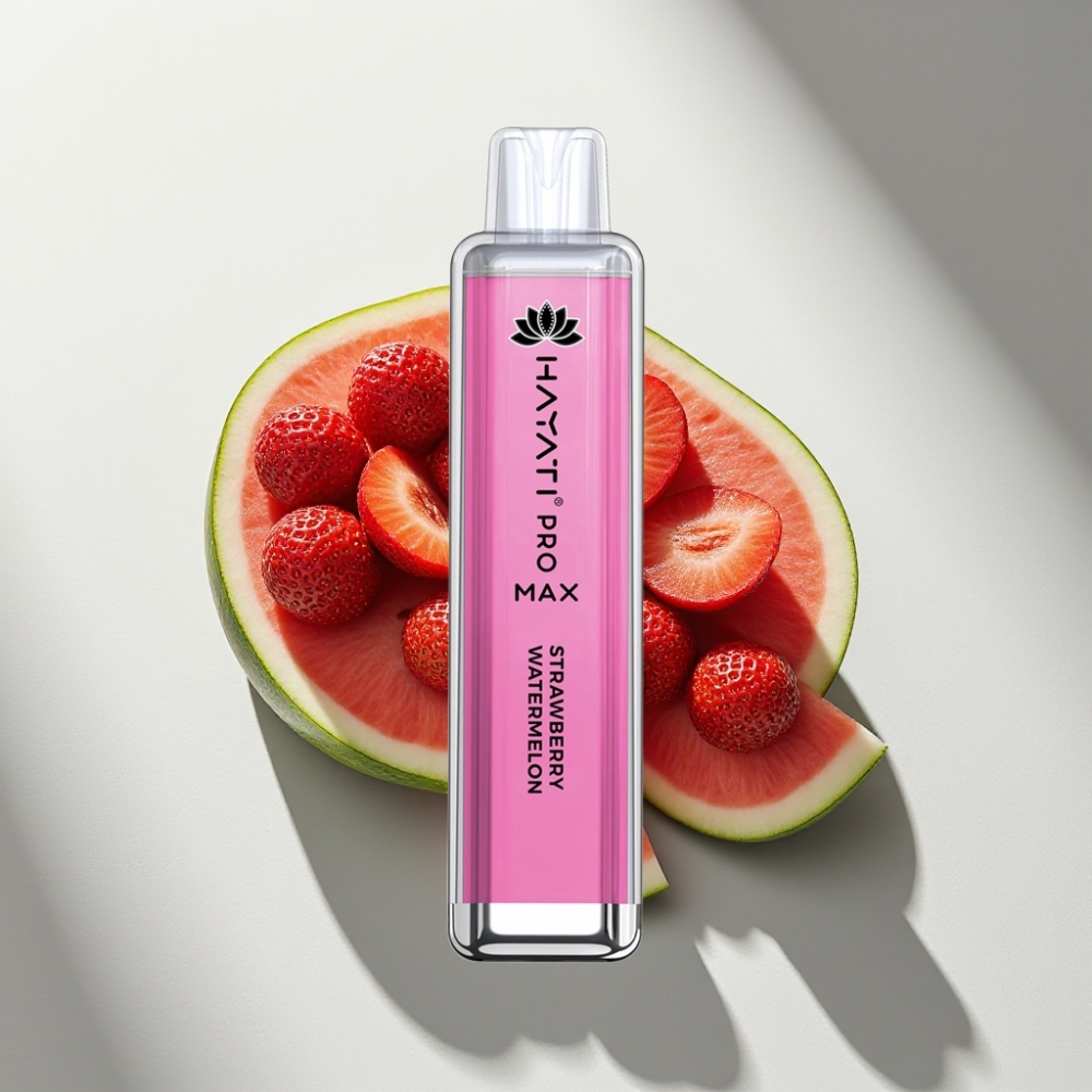 Hayati Pro Max 4000 Puffs Disposable Vape Strawberry Watermelon 1400mAh Rechargeable
