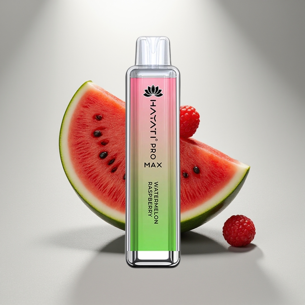 Hayati Pro Max 4000 Puffs Disposable Vape Watermelon Raspberry Rechargeable 1400mAh