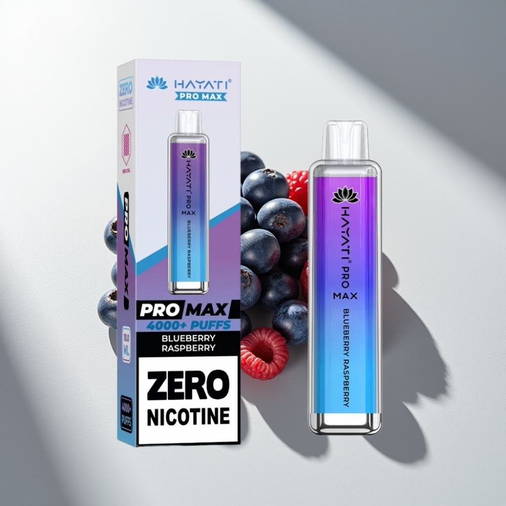 Hayati Pro Max 4000 Puffs Dual Mesh Disposable Vape Blueberry Raspberry