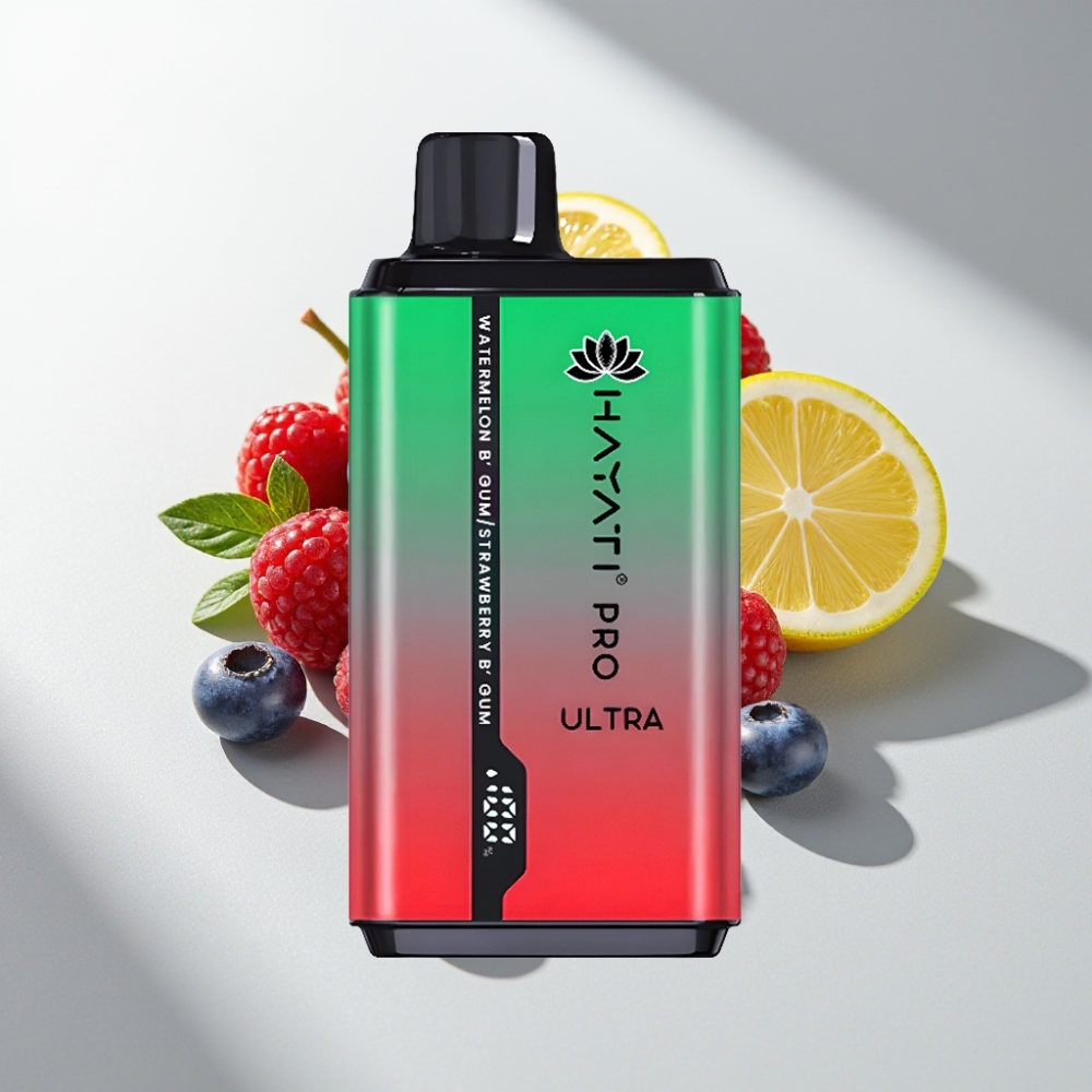 Hayati Pro Ultra 15000 Puffs 2×12ml Blueberry Raspberry Cherry Lemon & Blueberry
