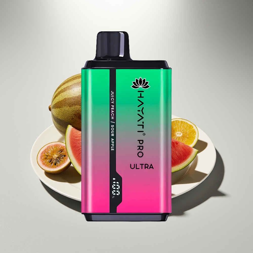 Hayati Pro Ultra 15000 Puffs 2×12ml Watermelon Kiwi Passionfruit