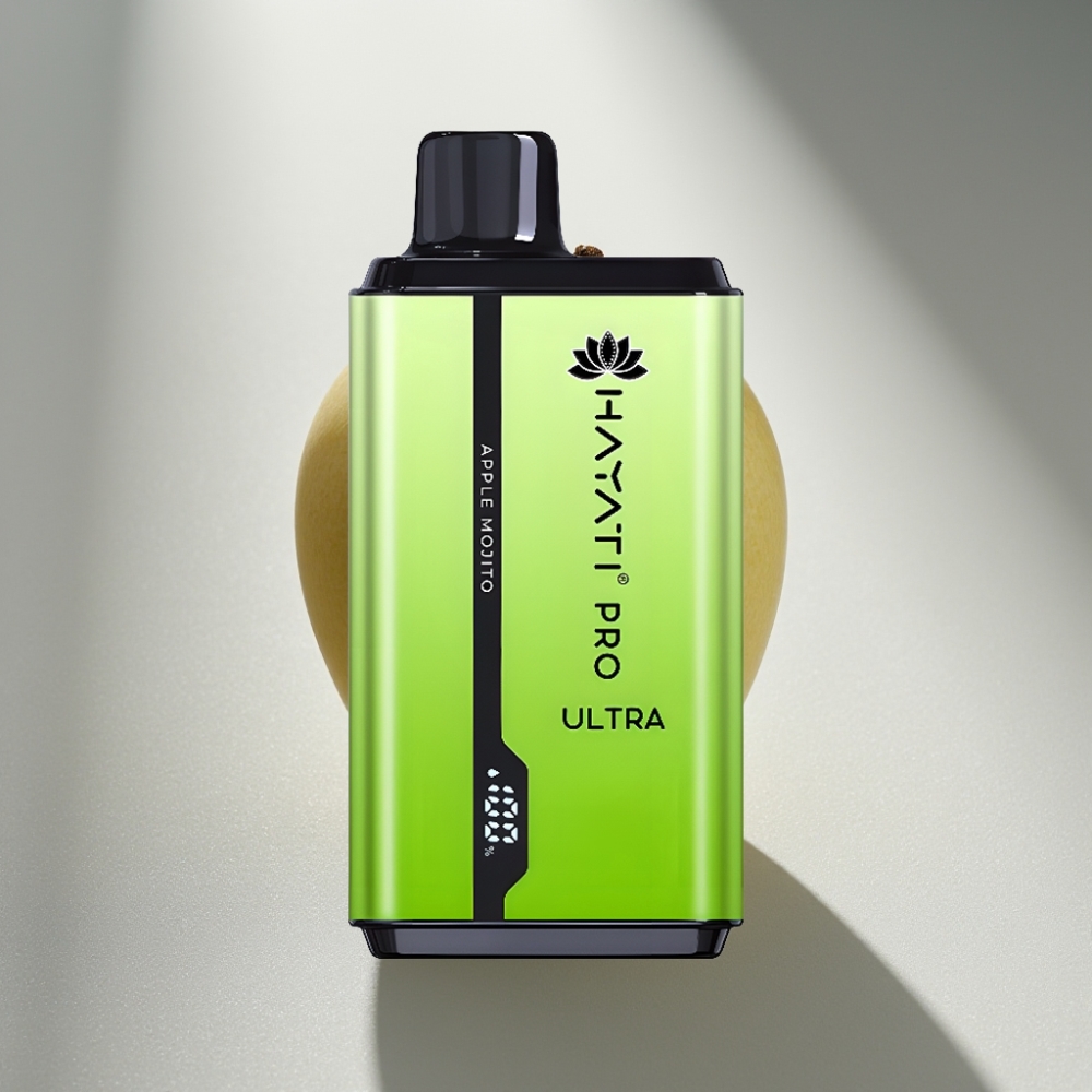 Hayati Pro Ultra 15000 Puffs 850mAh Apple Mojito Disposable Vape