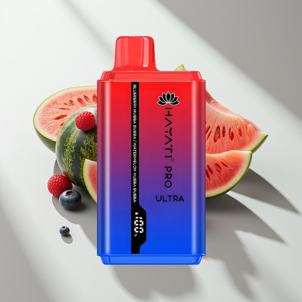 Hayati Pro Ultra 15000 Puffs 850mAh Blueberry Hubba Bubba Watermelon Hubba Bubba