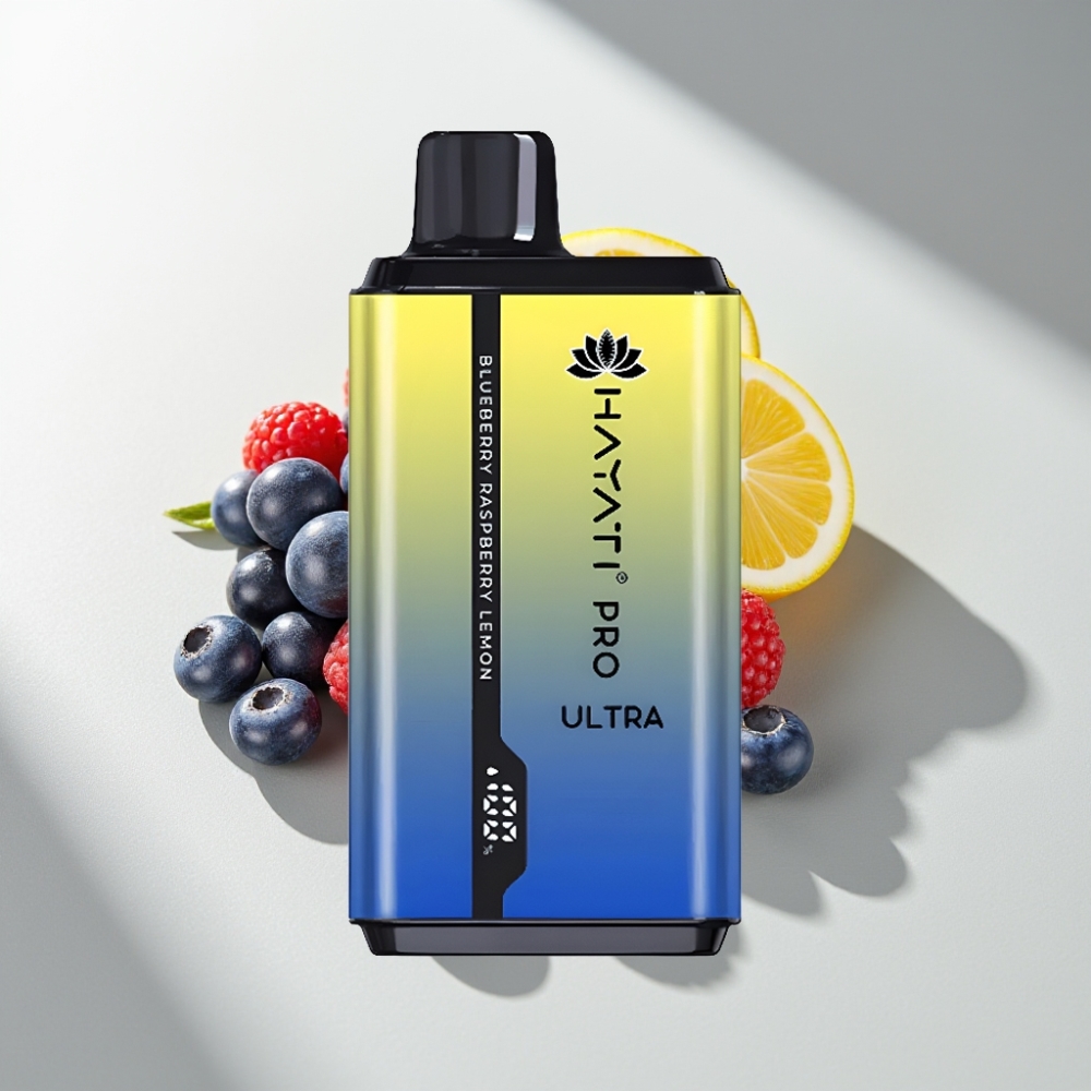 Hayati Pro Ultra 15000 Puffs 850mAh Blueberry Raspberry Lemon