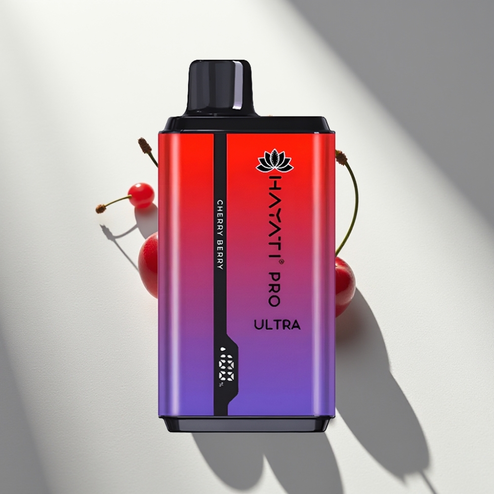 Hayati Pro Ultra 15000 Puffs 850mAh Cherry Berry Disposable Vape