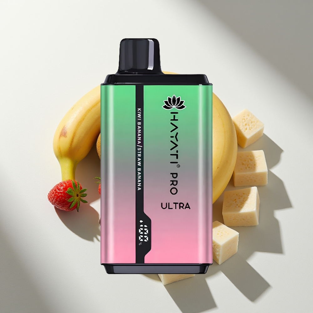 Hayati Pro Ultra 15000 Puffs 850mAh Kiwi Banana Strawberry Banana