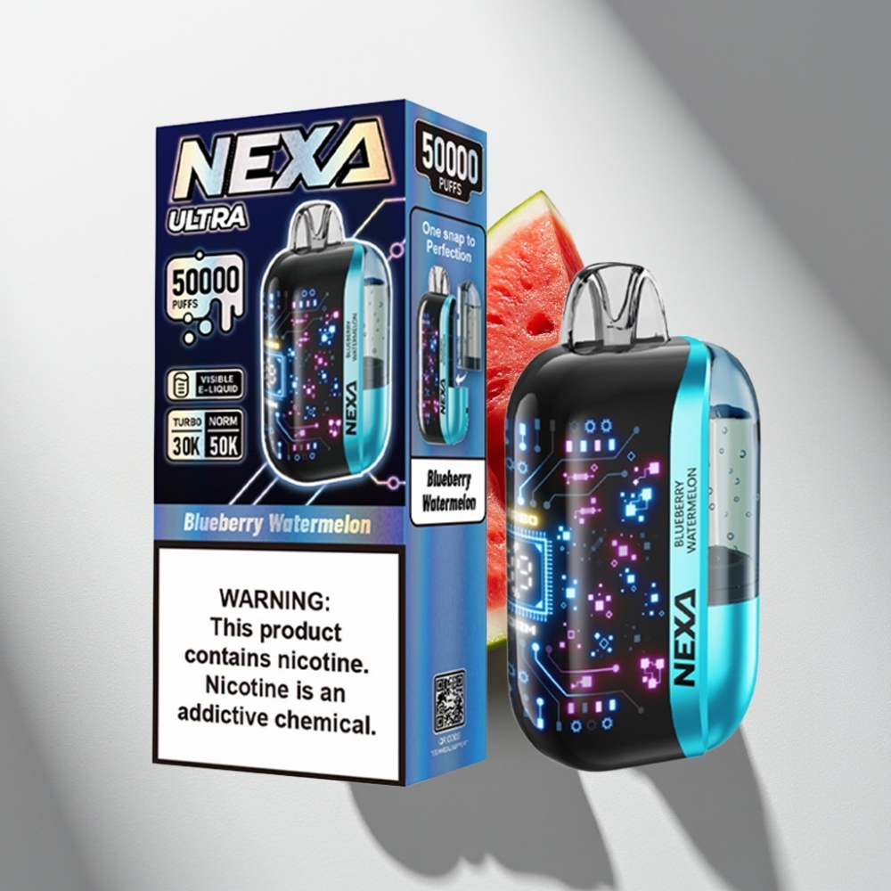 NEXA Ultra 50000 Puffs Disposable Vape Blueberry Watermelon 20ml 800mAh