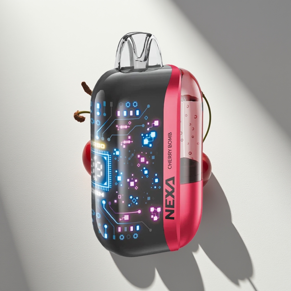 NEXA Ultra 50000 Puffs Disposable Vape Cherry Bomp with Type-C Charging
