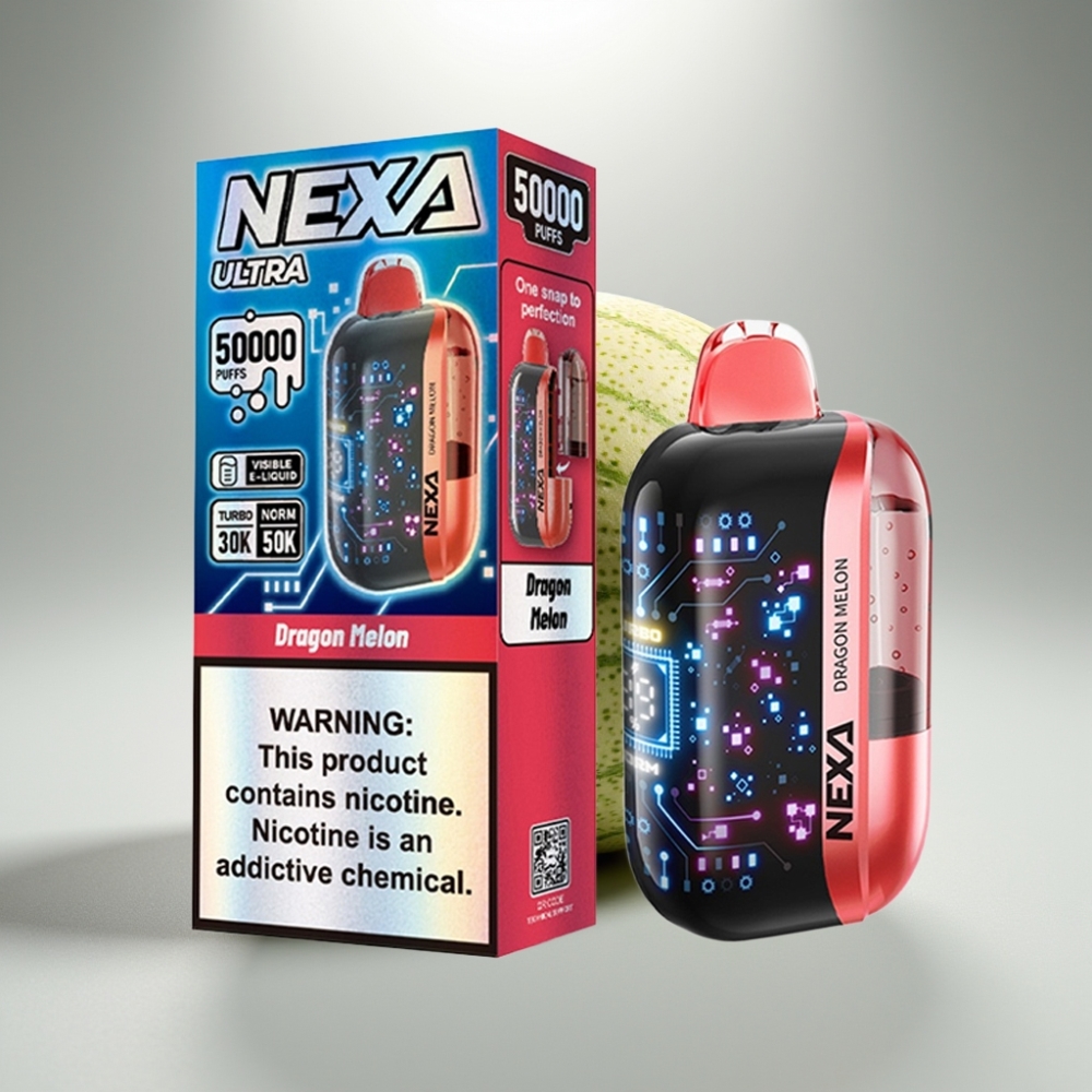 NEXA Ultra 50000 Puffs Disposable Vape Dragon Melon 20ml Type-C