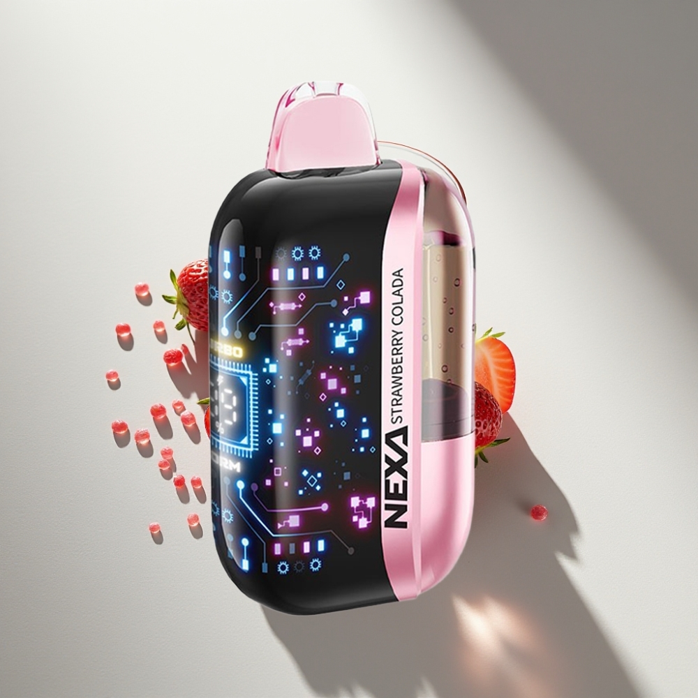 NEXA Ultra 50000 Puffs Disposable Vape Strawberry Colada with Type-C Charging