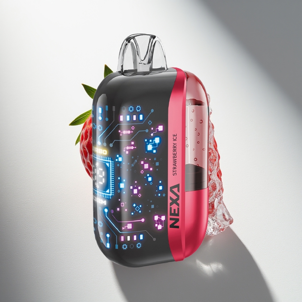 NEXA Ultra 50000 Puffs Disposable Vape Strawberry Ice with Type-C Charging
