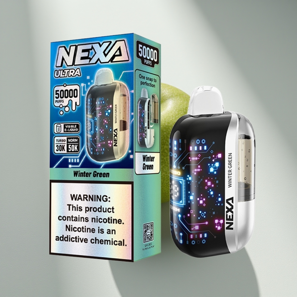 NEXA Ultra 50000 Puffs Disposable Vape Winter Green 20ml Type-C