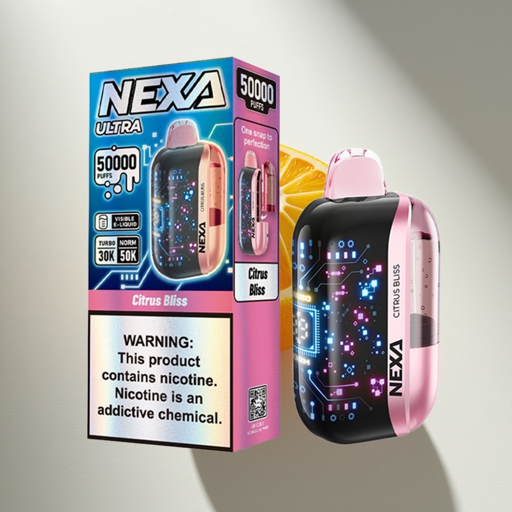 NEXA Ultra 50K Disposable Vape Citrus Bliss 20mL 5%