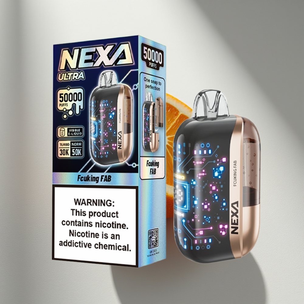 NEXA Ultra 50K Disposable Vape Fcuking Fab 20ml 5% Nicotine