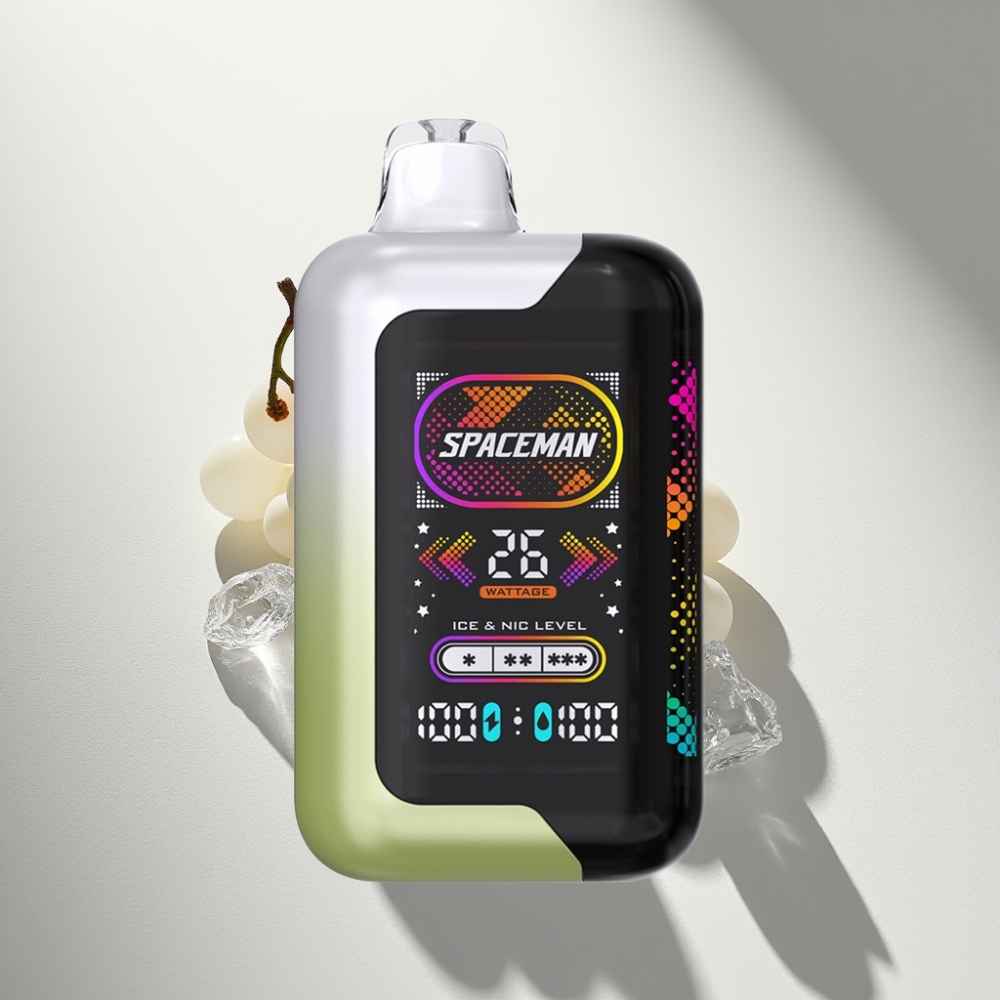 SMOK SPACEMAN SP40000 Zero Nicotine Disposable 20ml White Grape Ice 1000mAh
