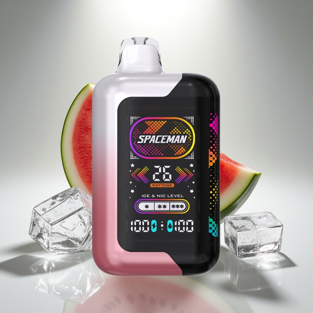 SMOK SPACEMAN SP40000 Zero Nicotine Disposable Vape Watermelon Ice with Dual Meshed Coil