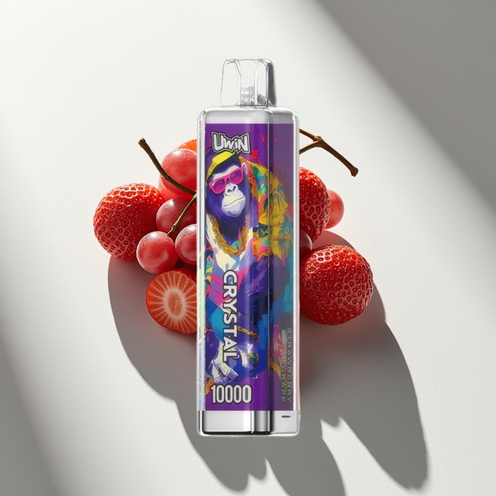 UWIN Crystal 10000 Puffs Disposable Vape Strawberry Grape 18ml Type-C