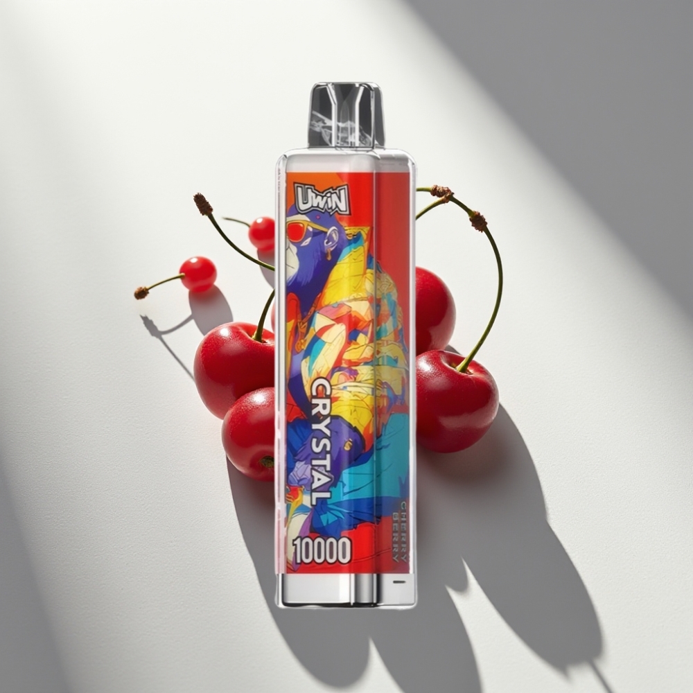 Uwin Crystal 10000 Puffs Disposable Vape Cherry Berry 18ml Type-C