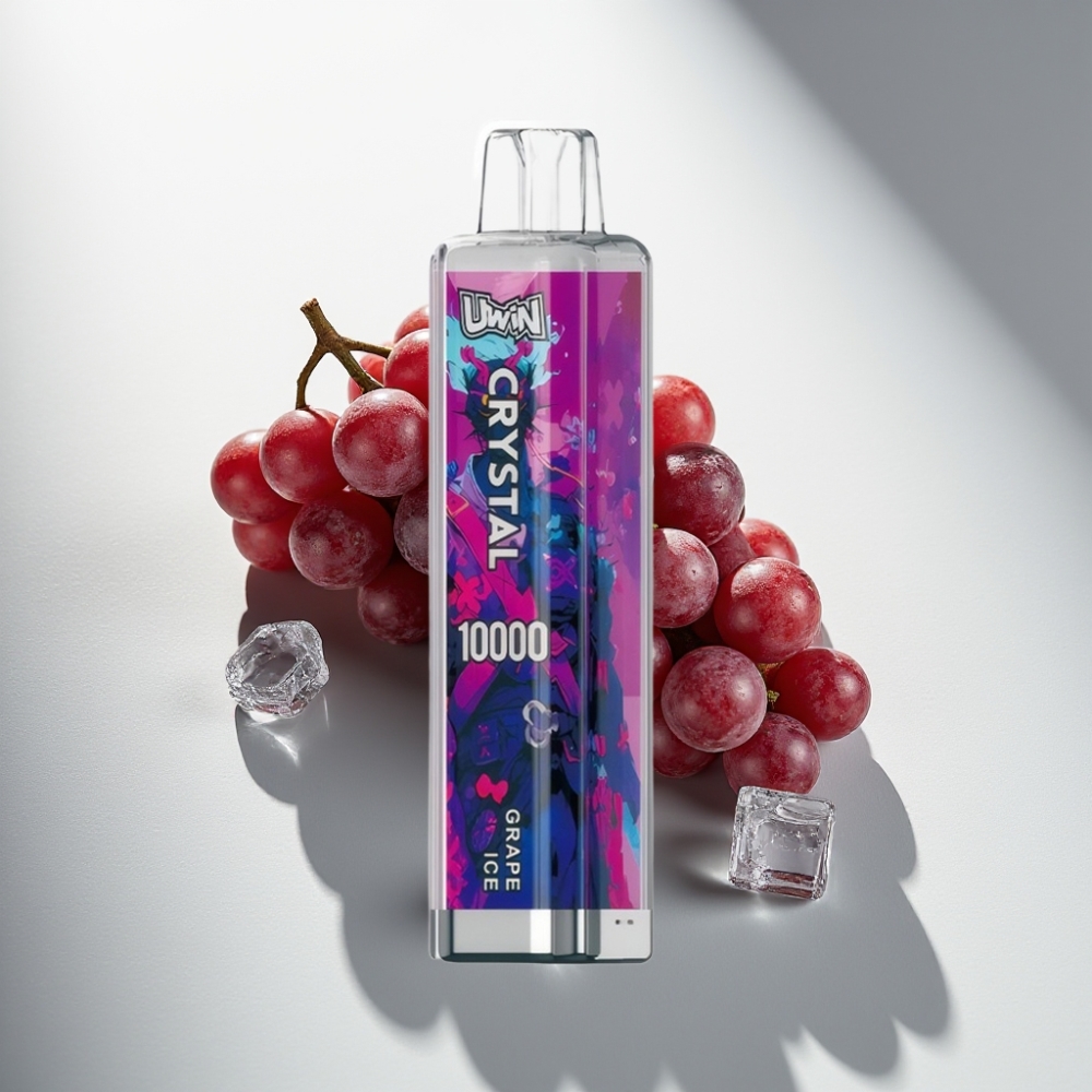 Uwin Crystal 10000 Puffs Disposable Vape Grape Ice 18ml Type-C