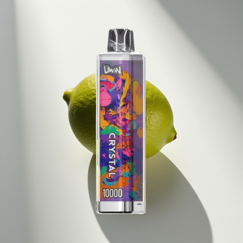 Uwin Crystal 10000 Puffs Disposable Vape Lemon Lime 18ml Type-C