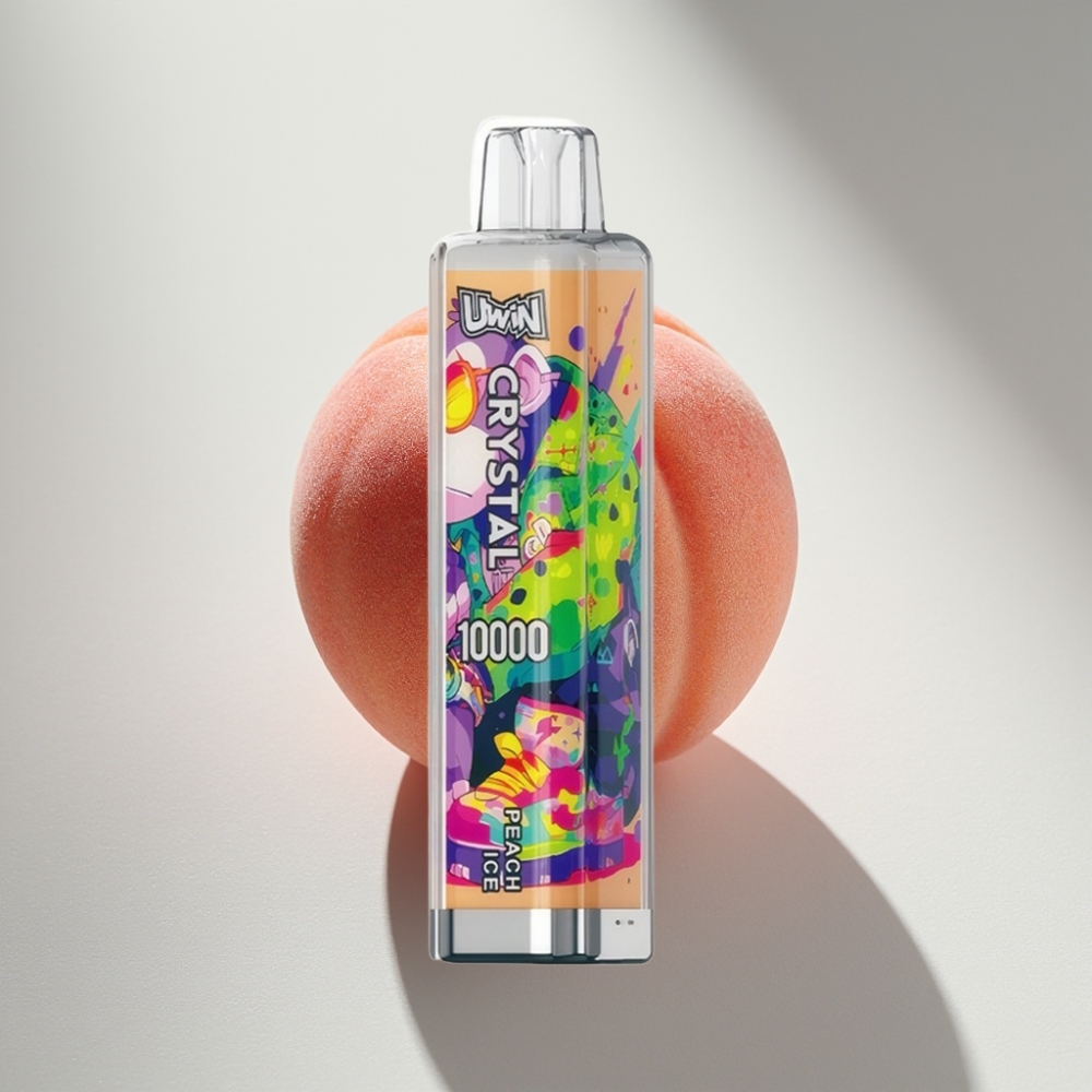 Uwin Crystal 10000 Puffs Disposable Vape Peach Ice 18ml