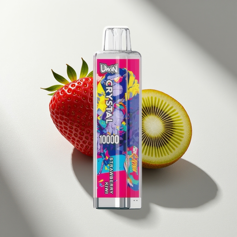 Uwin Crystal 10000 Puffs Disposable Vape Strawberry Kiwi 18ml Type-C
