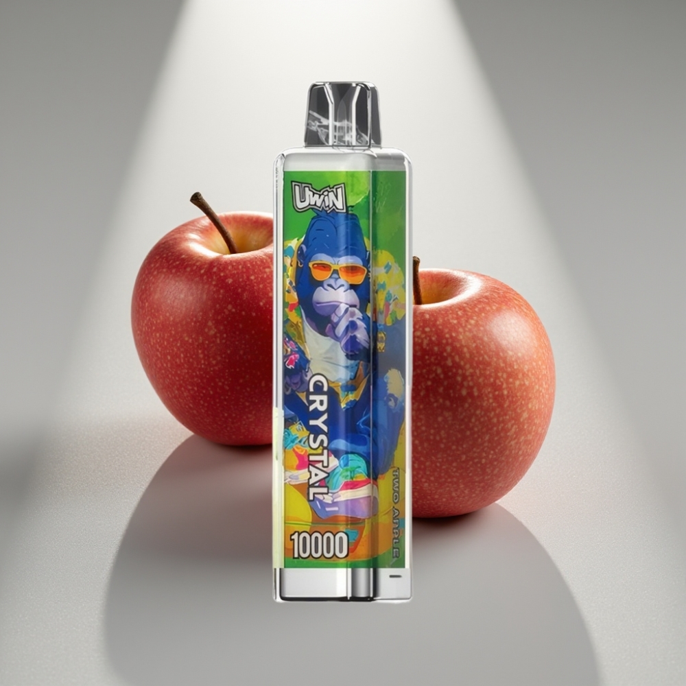 Uwin Crystal 10000 Puffs Disposable Vape Two Apple Type-C Fast Charging