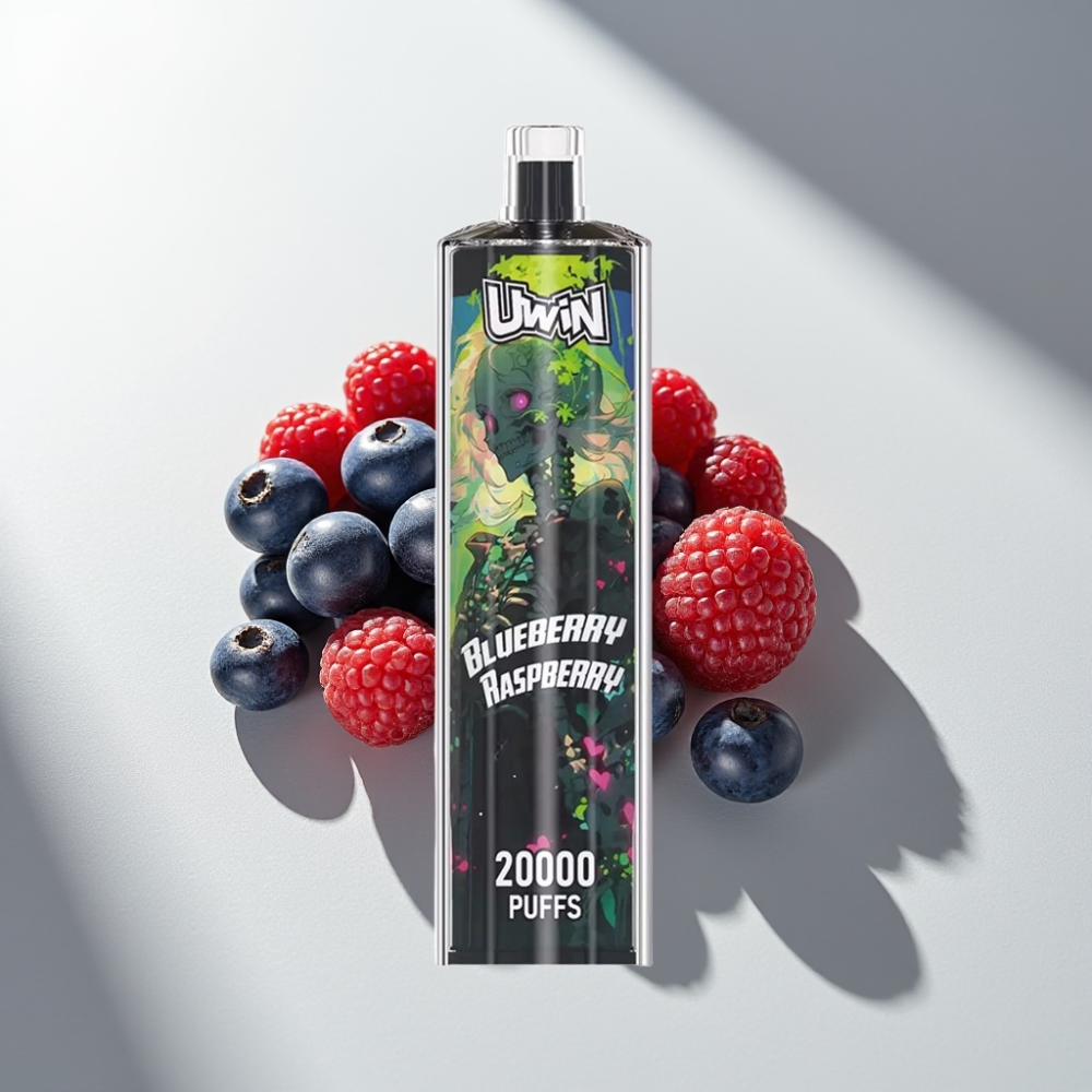 Uwin Shisha Hookah Crystal 20000 Puffs Blueberry Raspberry Mesh Coil Type-C