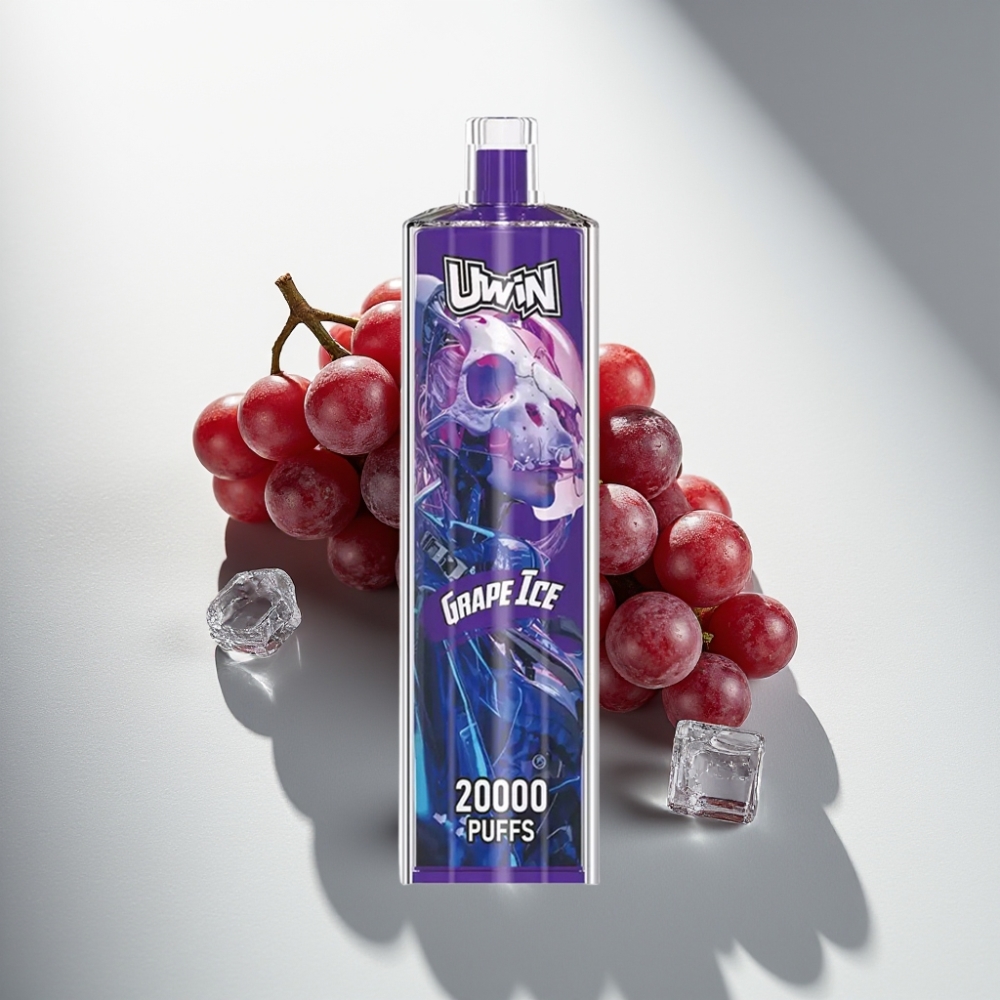 Uwin Shisha Hookah Crystal 20000 Puffs Grape Ice Mesh Coil Type-C