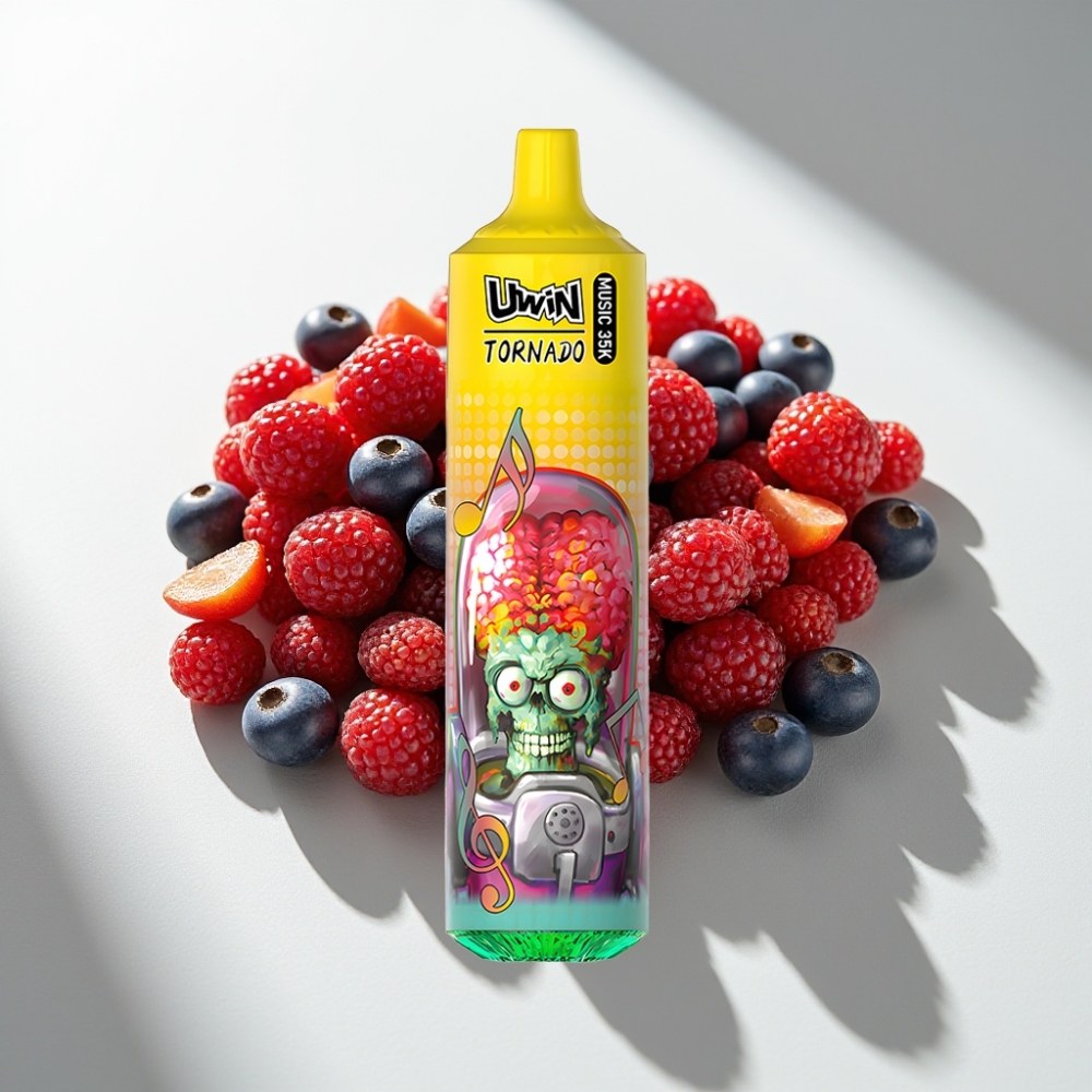 Uwin Tornado 35K Music Disposable Vape Mixed Berries 600mAh Type-C